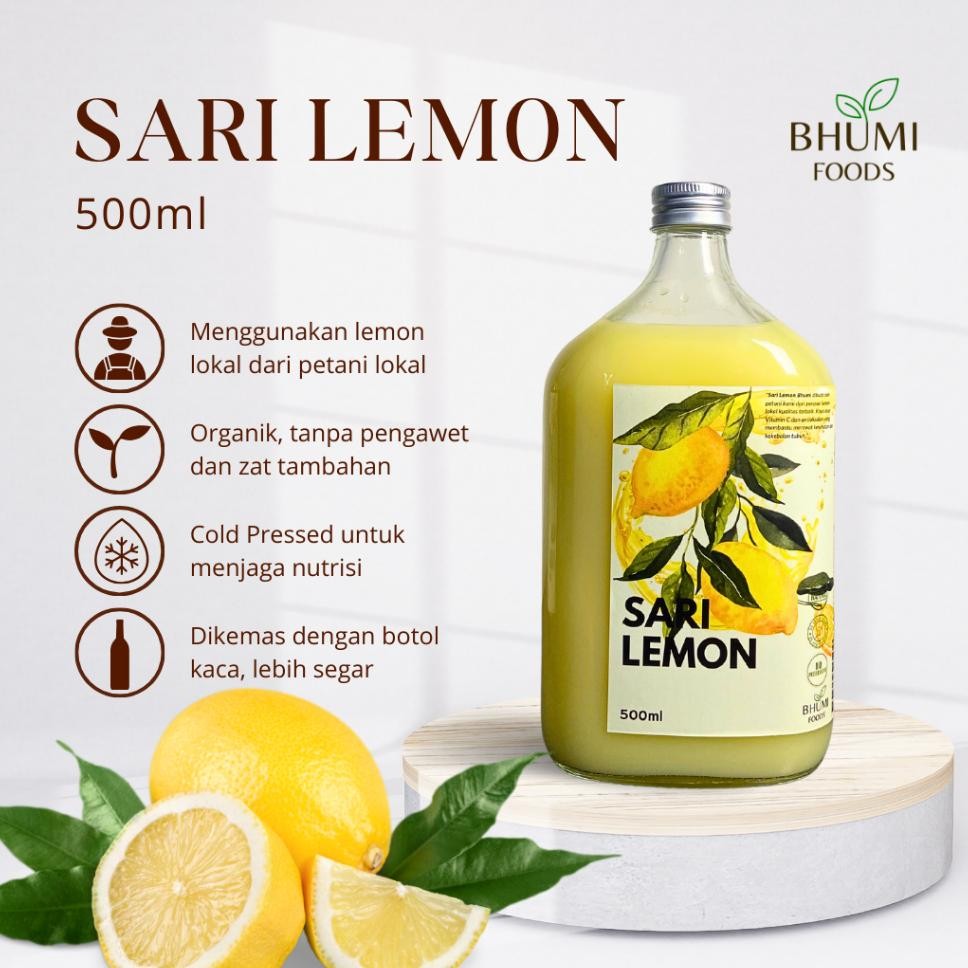 

Bhumi Foods Sari Lemon Ml Pure Lemon Pressed