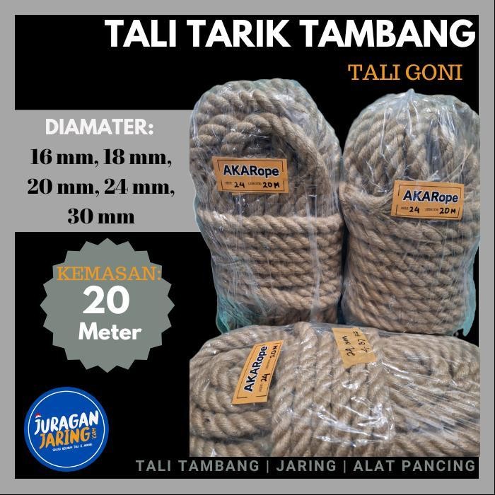 

Tali Tambang Untuk Tarik Tambang Tali Goni Panjang 20 Meter Pas Untuk Tarik Tambang Tidak Sakit Di Tangan Original Dan Terpercaya