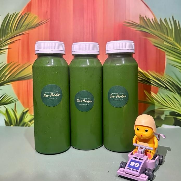 

3Botol Sari Pandan Endapan Murni