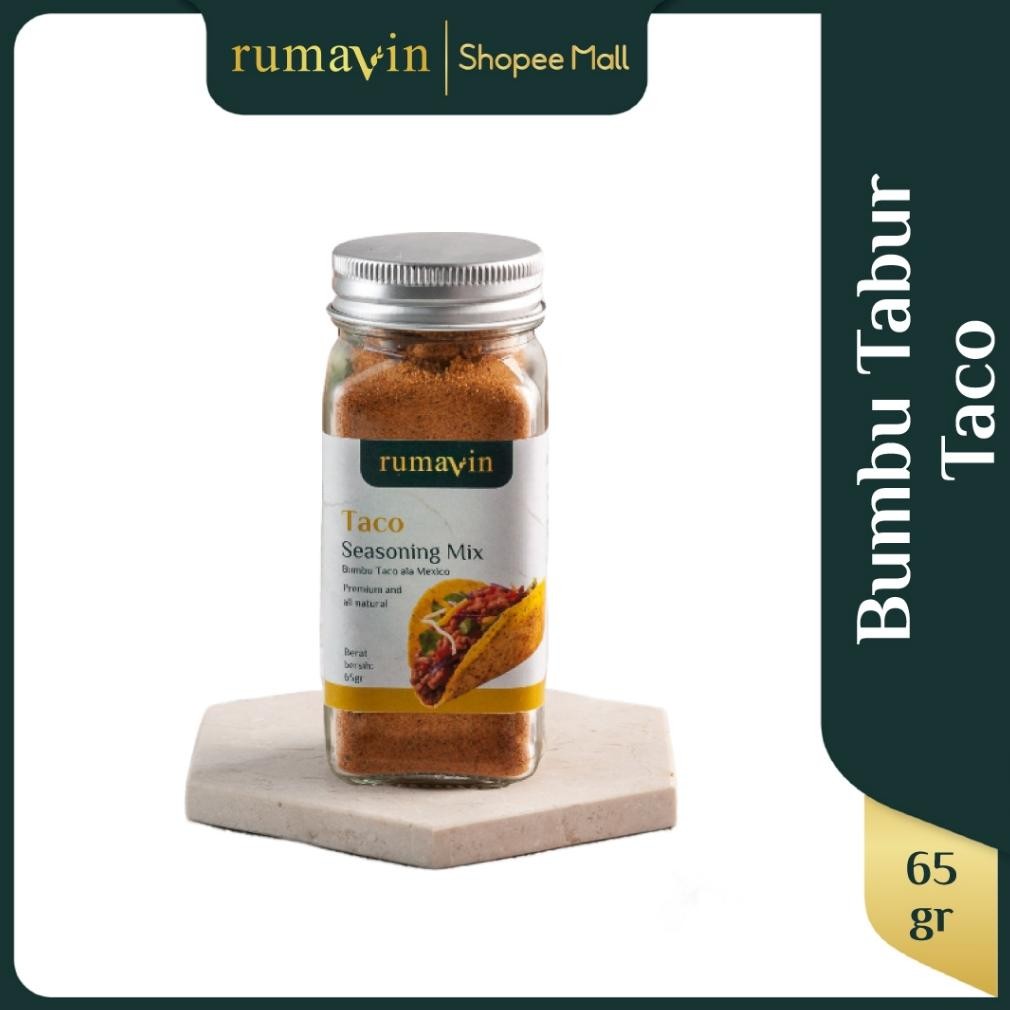

TERLARIS Rumavin - Premium Bumbu Marinasi Taco Ala Mexico Botol 70gr Siap kirim