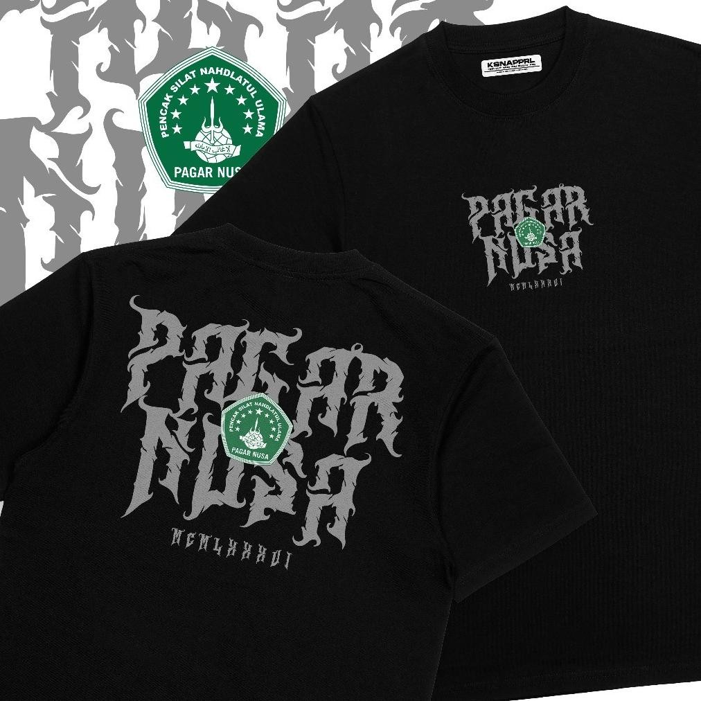 Terbaru Kaos Psnu "Pagar Nusa Metal" Pagar Nusa Kaos Pagar Nusa 1986