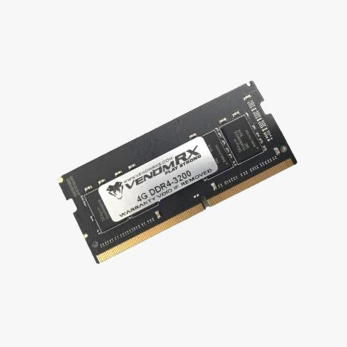Memory Ram Venomrx Ddr4 4Gb Pc3200 Sodimm Lowvoltage- Venomrx Ddr4 4Gb New Stok