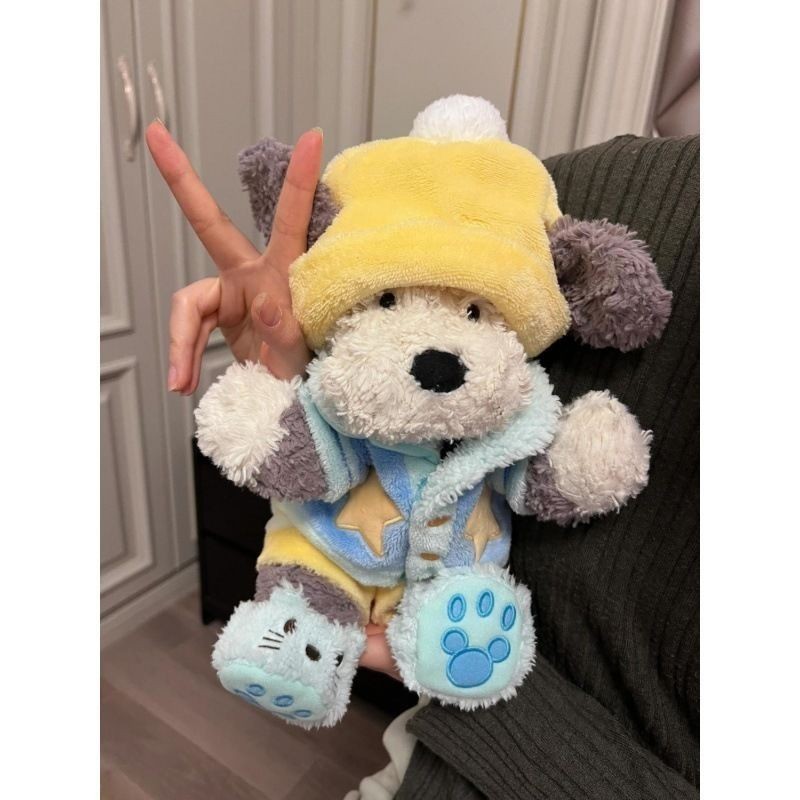 Boneka Mainan Plush Border Collie/Mainan Plush Bantal Anjing Tang