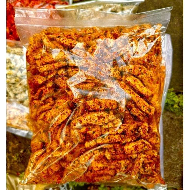 

Basreng Pedas Daun Jeruk 1kg Renyah Bumbu Melimpah
