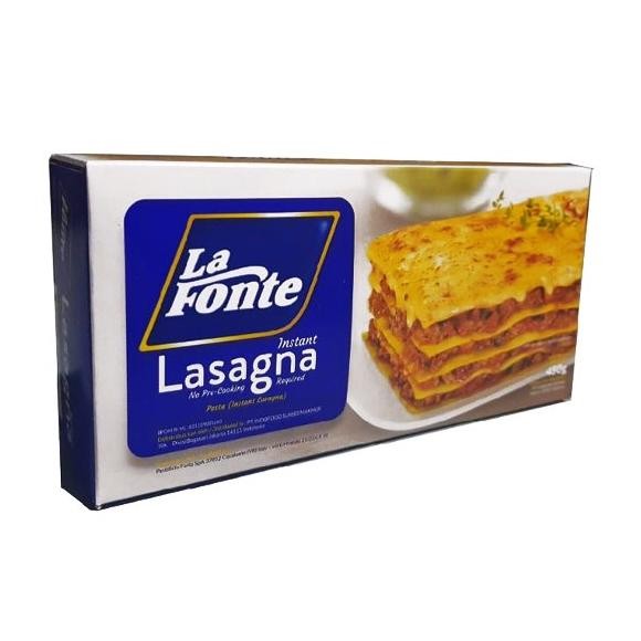 

TERMURAH LA FONTE LASAGNA 450 GR - PASTA Siap kirim