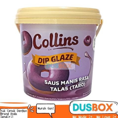 

Heatshrin Collins Choco Crunchy 1 Kg / Collins Dip Glaze / Collins Coklat / Collins Strawberry Susu Tiramisu Green Tea Taro Ga24