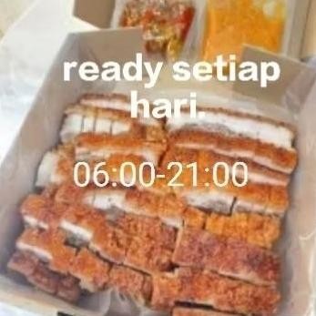 

Babi Panggang Garing +Sambal Matah Berat Bersih Matang (500 Gr).Ready Setiap Hari.