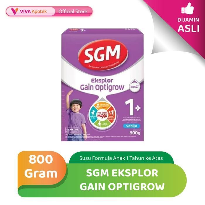

Mb Sgm Eksplor Gain Optigrow Susu Formula Anak 1 Tahun Ke Atas (800 Gram)