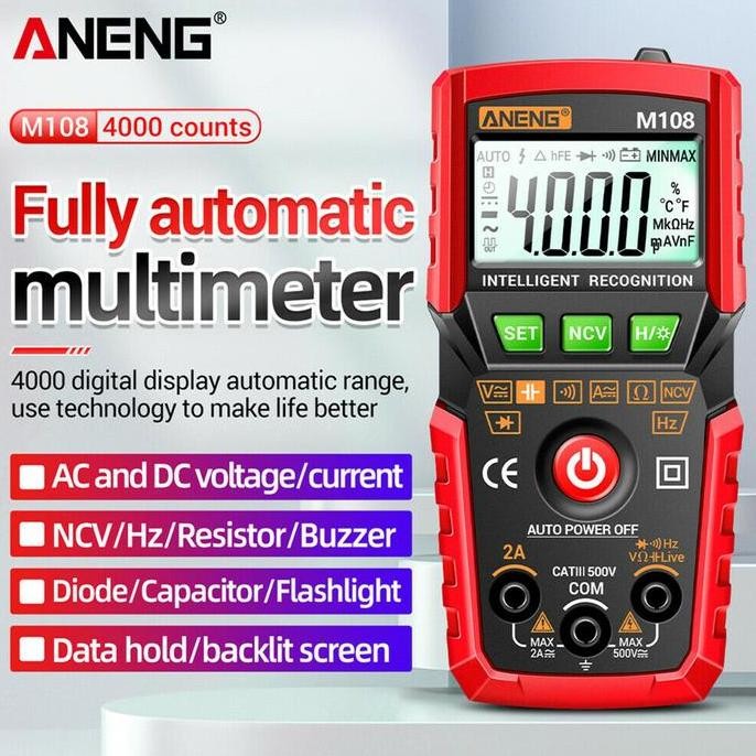 Multi Tester Multimeter Multitester Digital Volter Avometer Otomatis