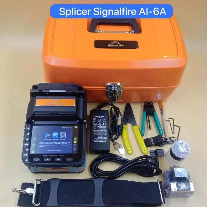 Splicer Ai6 Fiber Optic /Alat Sambung Fiber Optic New Stok
