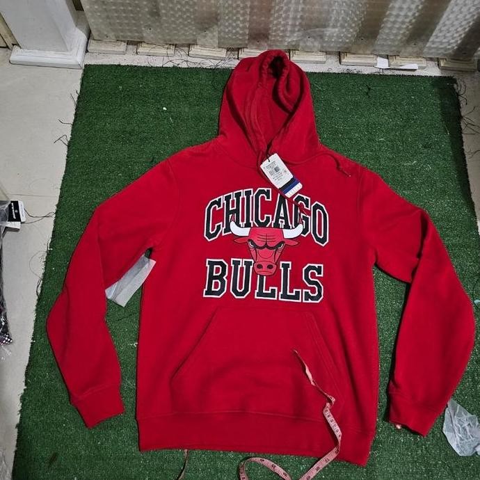 New EraOriginalChicago Bulls Hoodie Red Bnwt Co