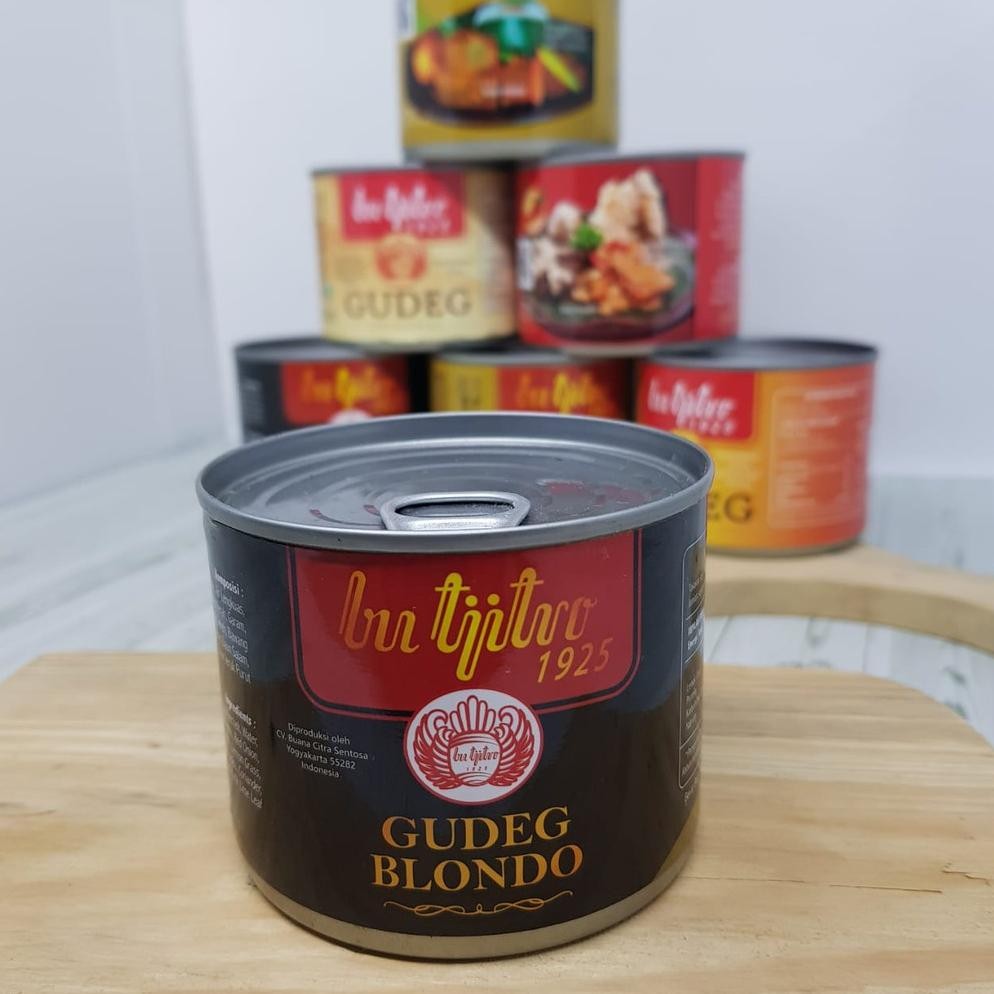 

VE29 CQ37 Gudeg Kaleng Bu Tjitro Jogja - Khas Jogja 210gr Terlaris Murah