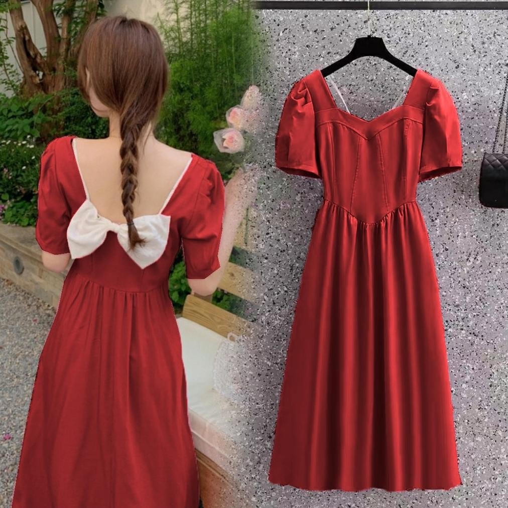 Dres Wanita Terbaru 2022-Baju Wanita Dres Kasual-Dres Natal 2022