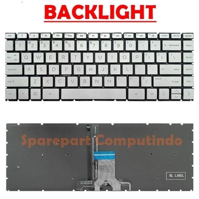 Keyboard Hp 14S-Fq1032Au 14S-Fq0591Au 14S-Fq1135Au Backlight New Stok