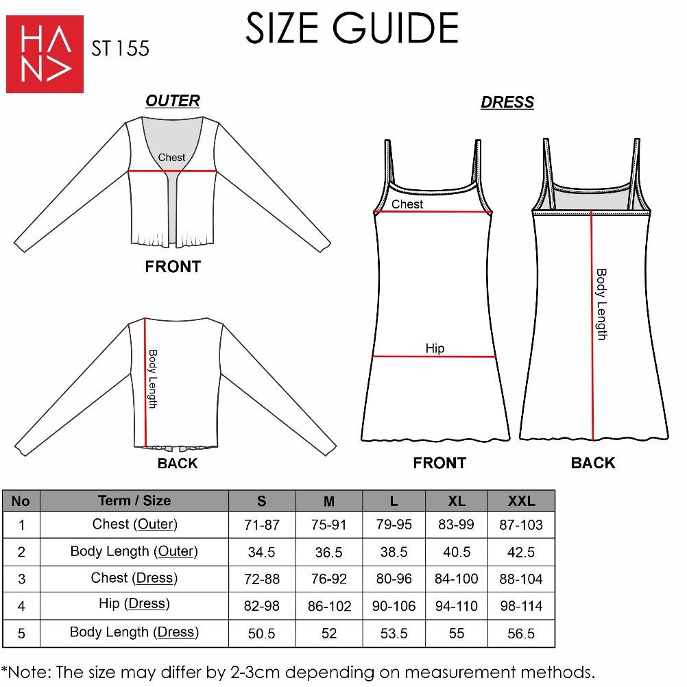 Nagita Set Strap Midi Dress With Cardigan - St155