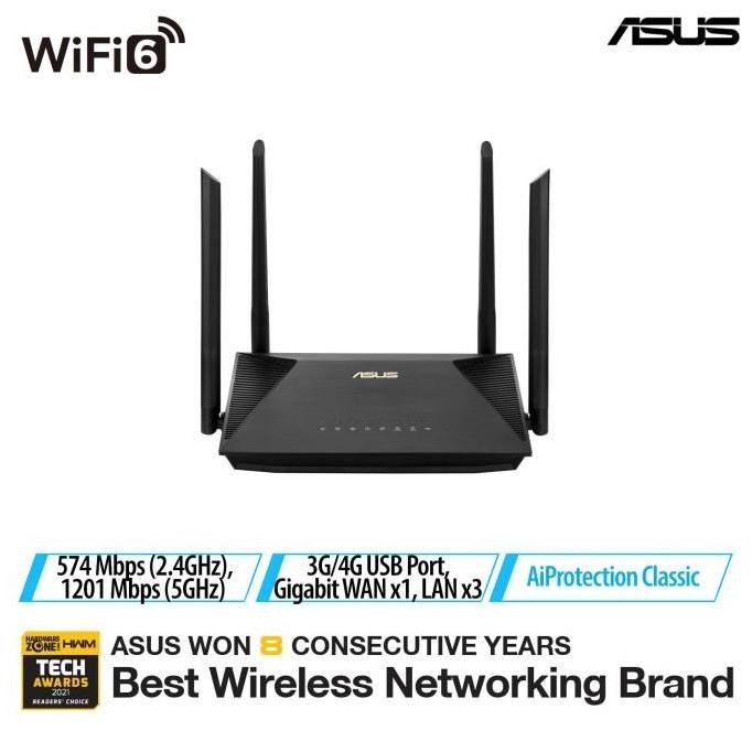 Asus Rt-Ax53U Wifi 6 Router Ax53U New Stok
