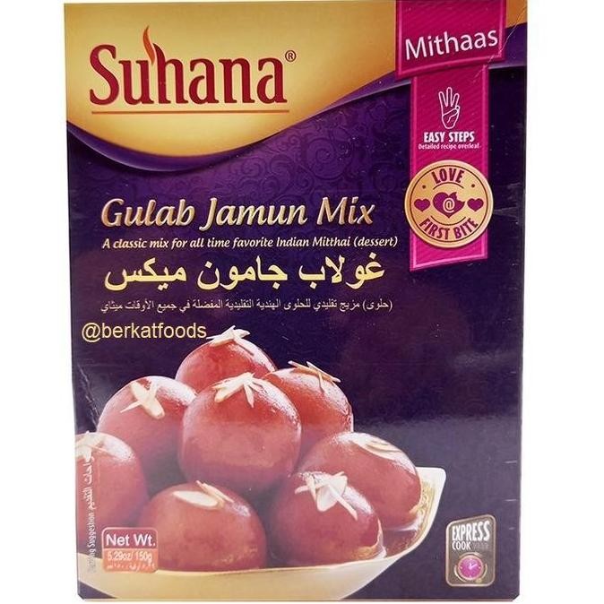 

$$$$] Instant Gulab Jamun Mix Suhana / Premiks Indian Mitthai Dessert / Manisan India Kit Halal