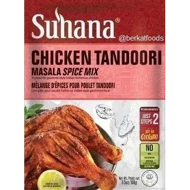 

!!!!!!] Chicken Tandoori Masala Spice Mix Suhana / Bumbu Masak Instan Ayam Barbeque Halal