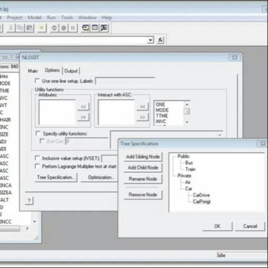 Nlogit 3 Limdep 8 Multinomial Logistic Regression LIMDEP Work