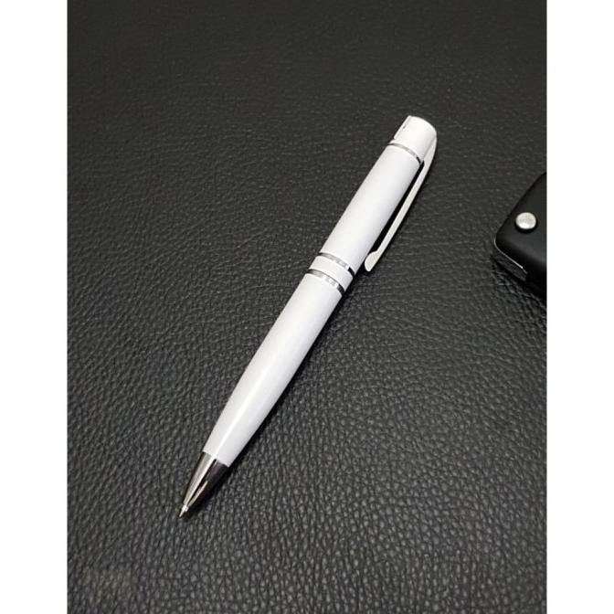 

Produk Baru!! [PUTIH] Pulpen Office Besar model 2 garis / Ballpoint Besi Pena BP613