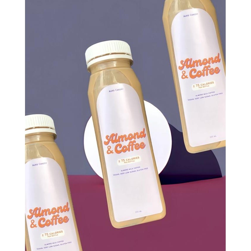 

almond & coffee - aurs cakery - low calorie, vegan & very low sugar termurah