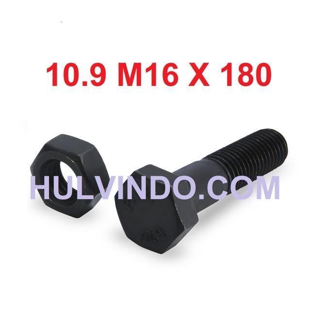 Tersedia BAUT BAJA HTB GRADE 10.9 + MUR|10| M16 X 180