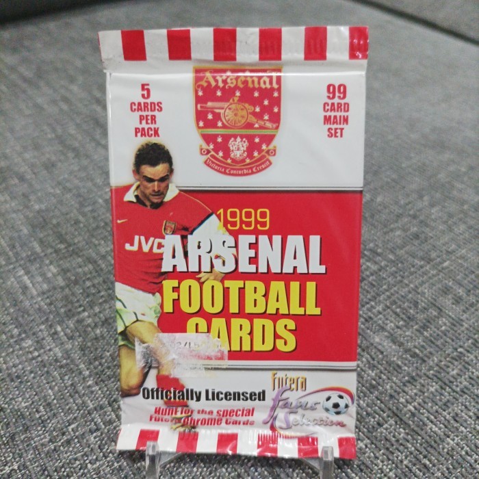 Futera fans selection 1999 arsenal trading card sealed pack