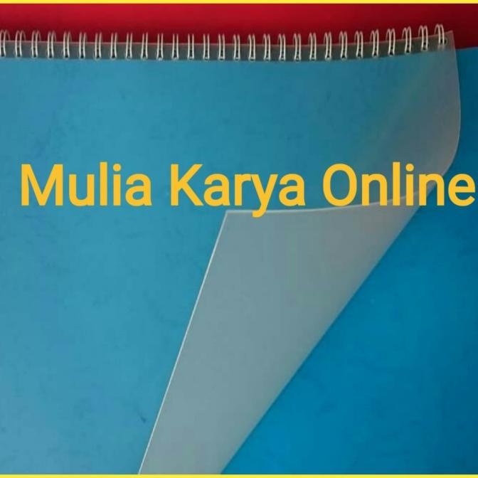 Plastik Mika Jilid Doff Tebal Isi 100 Lembar