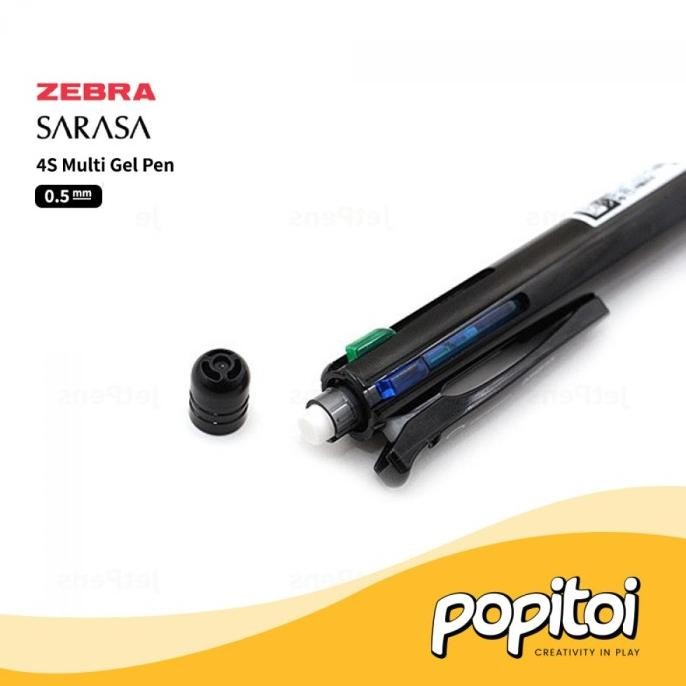 

Zebra Sarasa 4S MultiGelPen0.5Mm 4 Pulpen Pensil Fungsi Bolpen Stok Terbatas