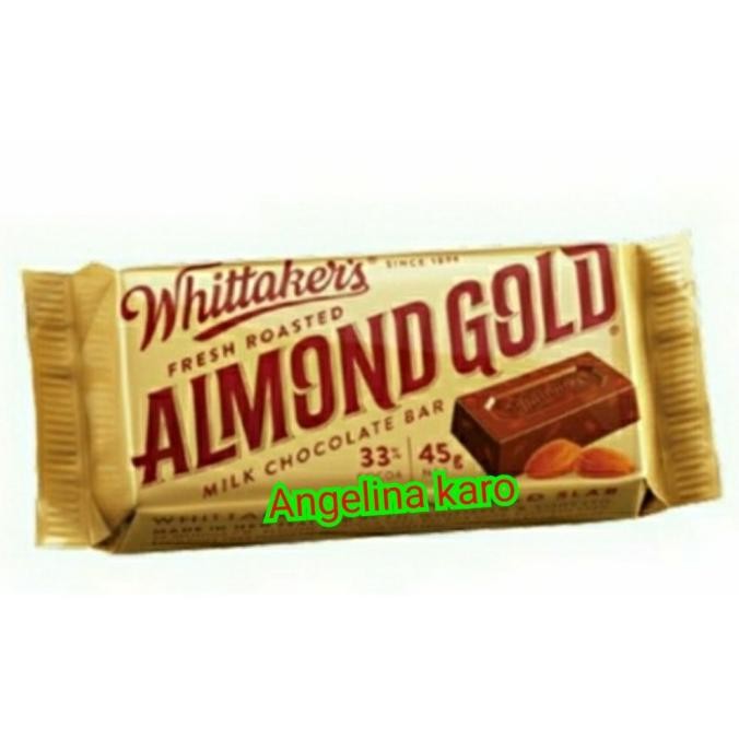 

whitaker roasted almond gold 45gr termurah