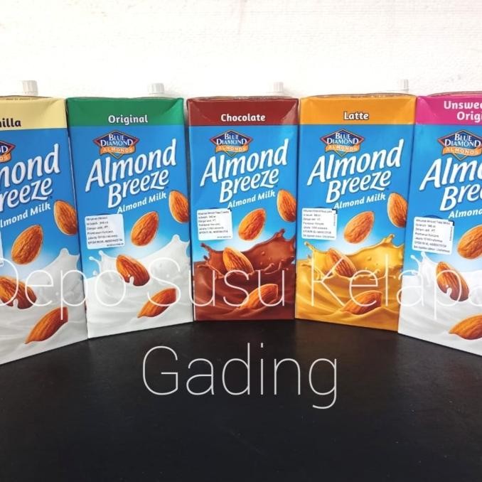 

almond breeze 1 litter susu almon | blue diamond milk premium coklat termurah