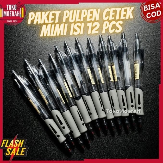 

Produk Baru!! PULPEN GEL CETEK MEKANIK MIMI 1 SET 12pcs PULPEN CETEK MIMI TERMURAH