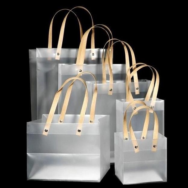 benly kantong hampers transparant ramadhan/goodie bag/paper bag bening HFS