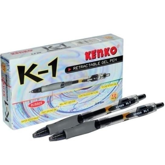 

Pulpen Gel Kenko K-1 0.5Mm Hitam Original (1Lusin) Stok Terbatas