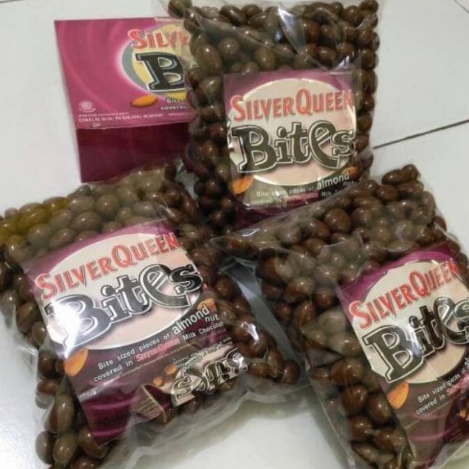 

silverqueen bites mede dan almond 250 gram termurah