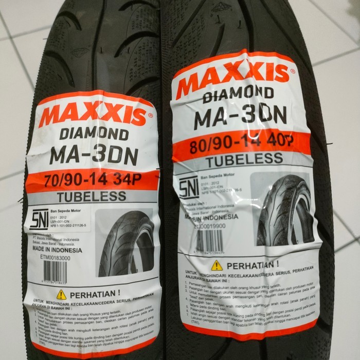 Sepasang Ban Tubles Depan Belakang Mio Mio Smile Mio M3 Mio Fino #Gratisongkir #Sale #Discount