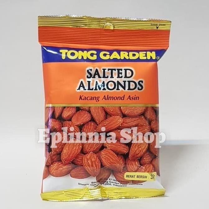 

tong garden salted almond nuts 35gr - kacang almond rasa asin 35 gr termurah