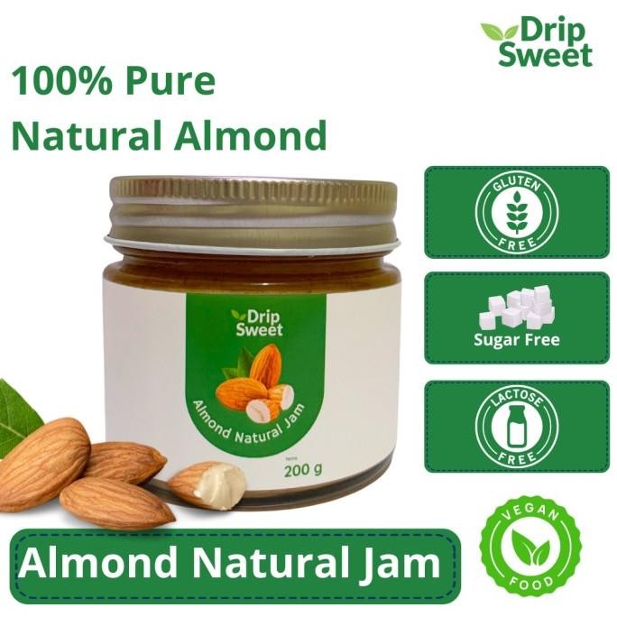 

dripsweet almond natural jam termurah