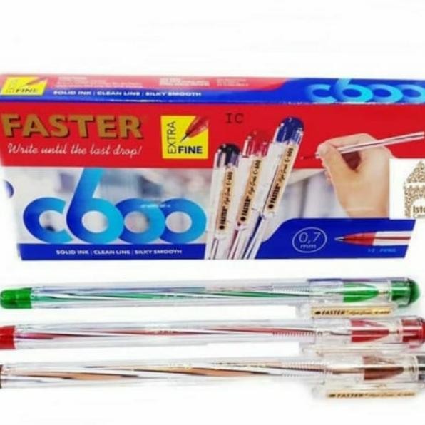 

Produk Baru!! pulpen faster C600 perpack