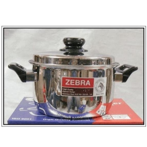Siap Kirim sauce pot zebra stainless SUS304 /panci stainless