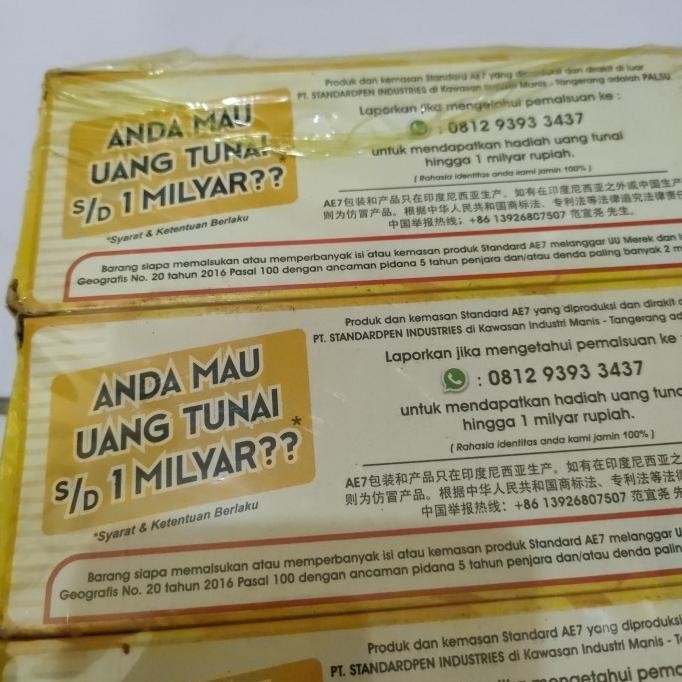 

Pulpen Standard Ae7 Stok Terbatas