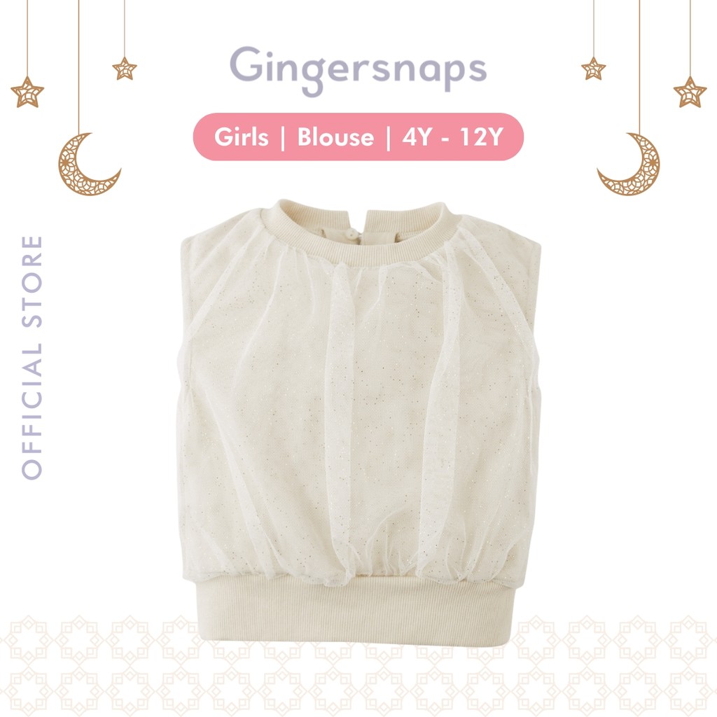 Gingersnaps Ballet Fest Blouse Metallic - Atasan Anak Perempuan