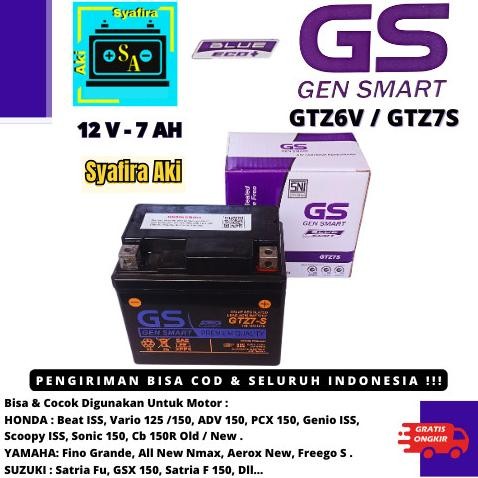 Promo Aki Motor CB 150R Old/New, CBR 150, GTR 150,KLX, Sonic GTZ7S GS J COD