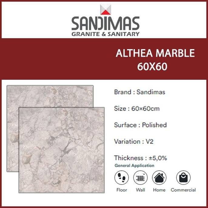 LANTAI GRANIT SANDIMAS ALTHEA MARBLE (60X60)