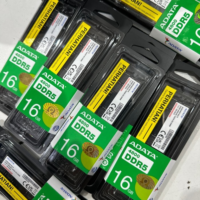 Barang T3rbaik- ADATA DDR5 4800MHz 16GB (1x16GB) - RAM SODIMM For Laptop