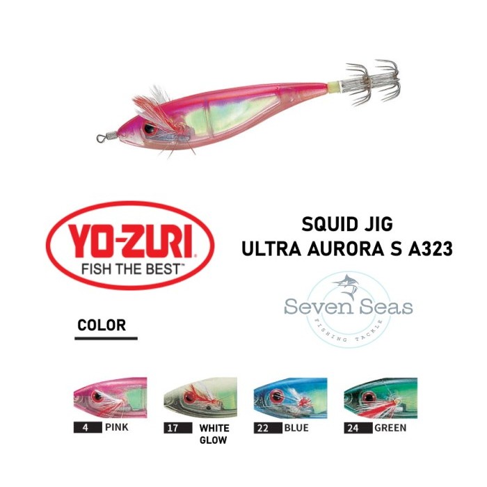 HOT SALE YoZuri Squid Jig Ultra Aurora S A-323 A323 Egi Umpan Cumi Eging Sotong