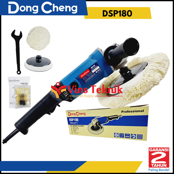 Ready Polisher 7" Mesin Poles mobil DongCheng DSP180 DSP 180
