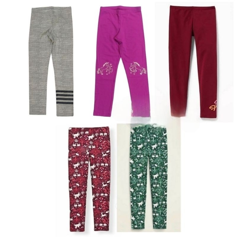Legging Branded Anak Perempuan Motif umur 5 thn sampai 8 tahun