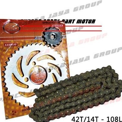 Gear Set Gear Paket Gear Depan Belakang Dan Rantai Blitz R Kaze R Kaze Original