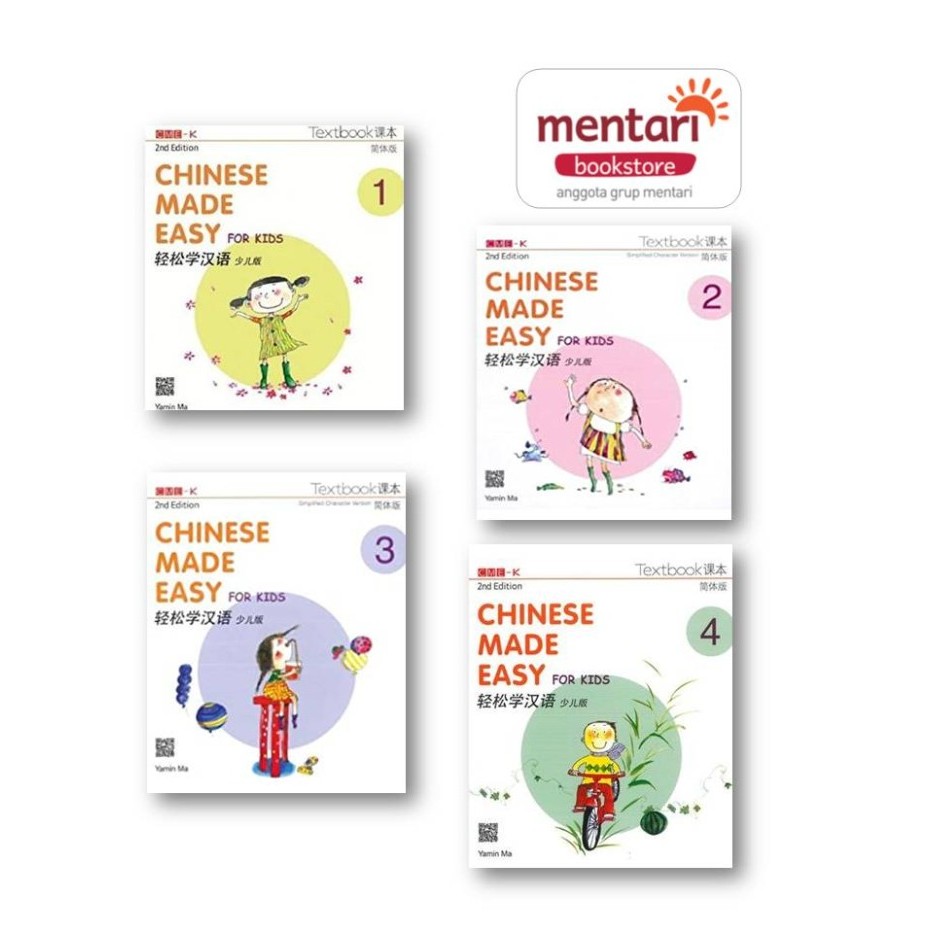 

TERBARU CHINESE MADE EASY FOR KIDS 2nd edition Buku Mandarin